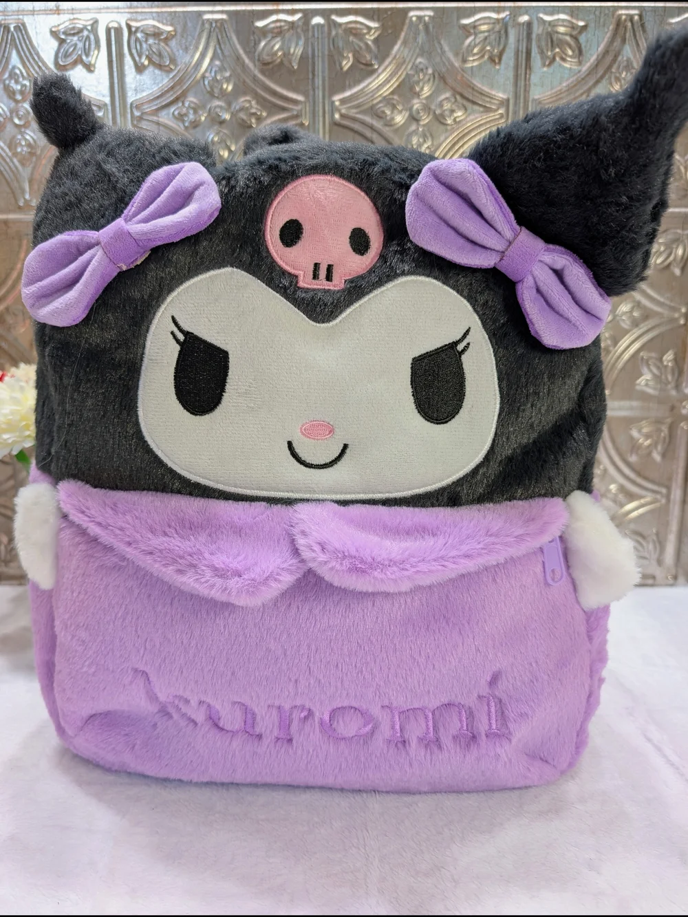 Sanrio Kuromi Plush Backpack